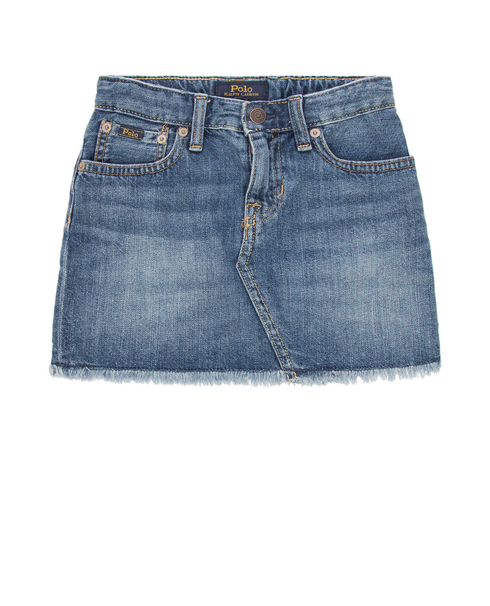 Дитяча джинсова спідниця Polo Ralph Lauren Kids 313701780001, синій колір • Купити в інтернет-магазині Kameron