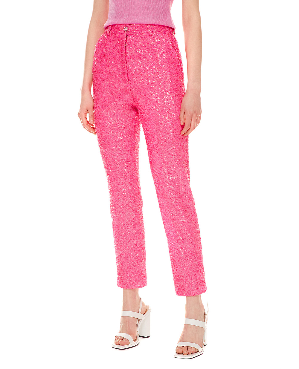 Штани Dolce&Gabbana FTAM2T-FLM7Q, рожевий колір • Купити в інтернет-магазині Kameron