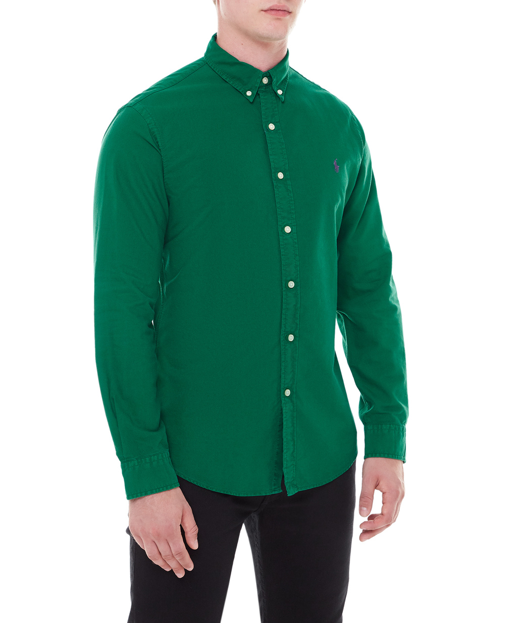Сорочка Polo Ralph Lauren 710804257034, зелений колір • Купити в інтернет-магазині Kameron