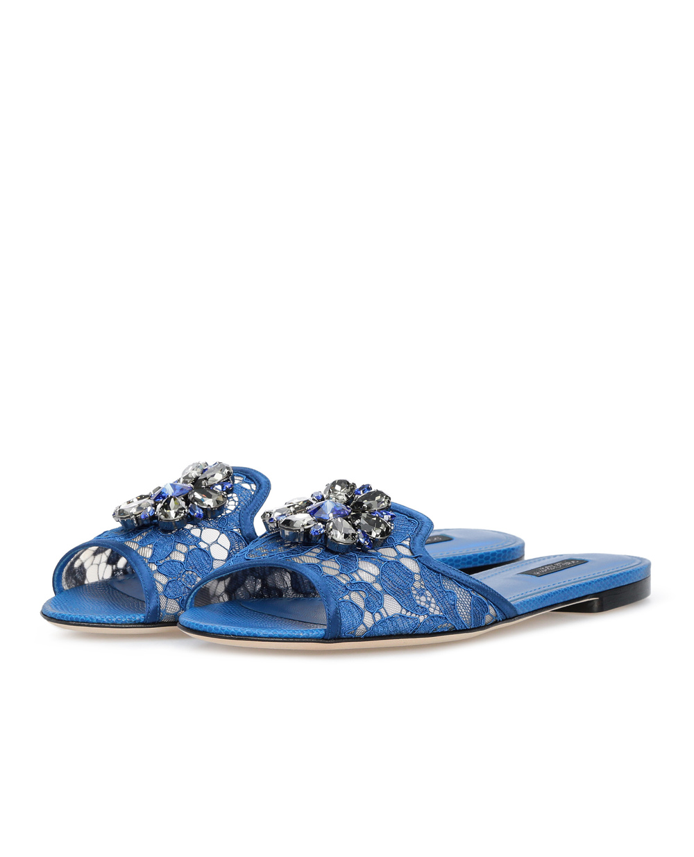Мюли Dolce&Gabbana CQ0023-AG667FW17, синий цвет • Купить в интернет-магазине Kameron