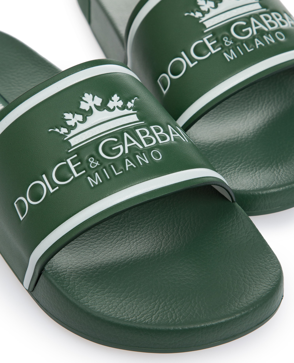 Слайдеры Saint Barth Dolce&Gabbana CS1646-AZ578FW19, зеленый цвет • Купить в интернет-магазине Kameron