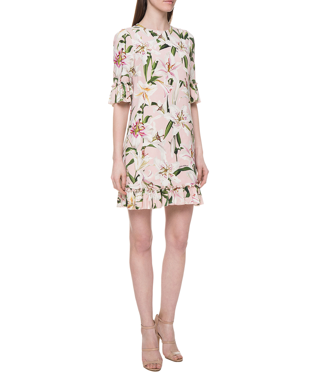 Платье Dolce&Gabbana F6E3GT-FSRLJ, розовый цвет • Купить в интернет-магазине Kameron