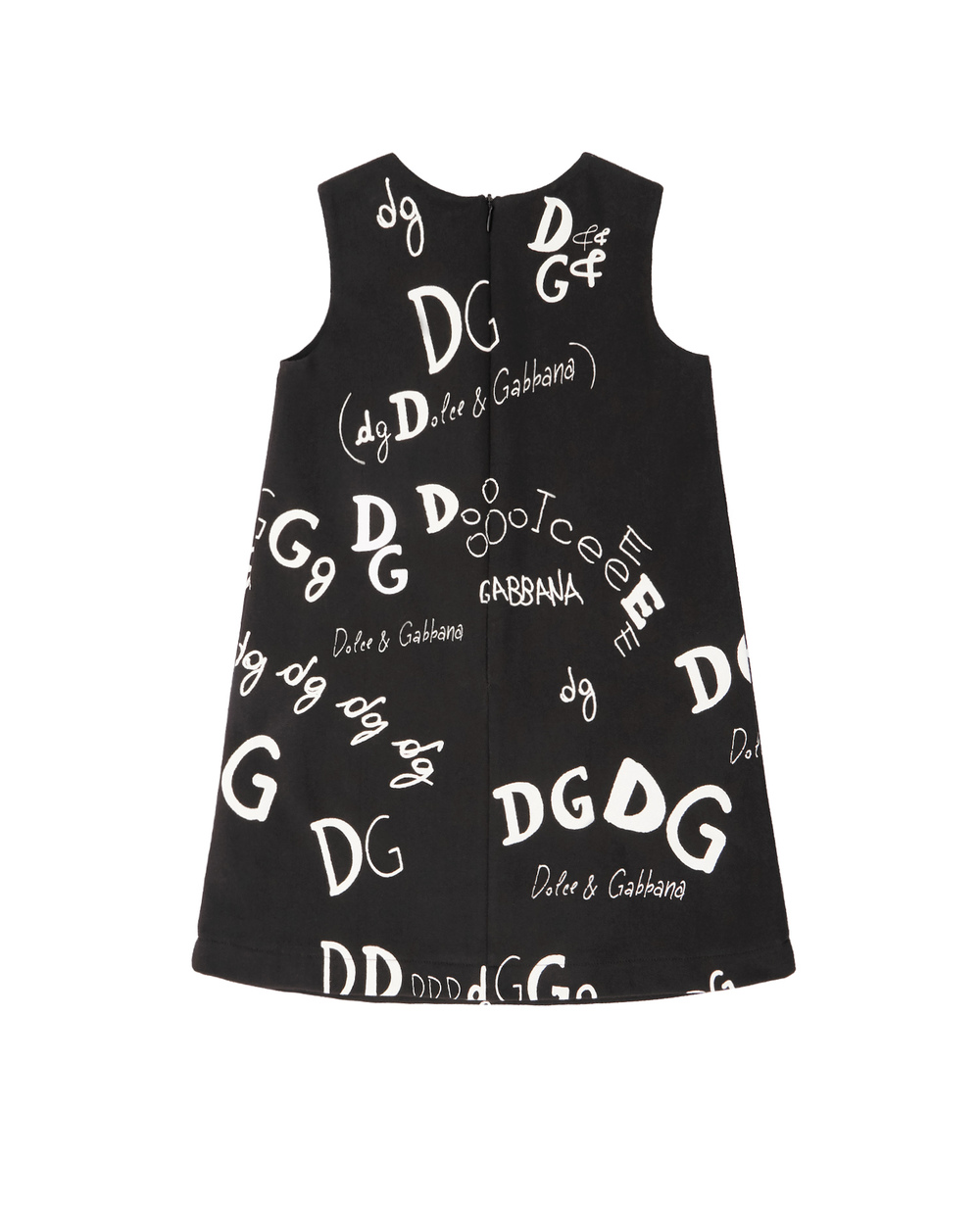 Платье Dolce&Gabbana Kids L5JDZ2-G7XCF-B, черный цвет • Купить в интернет-магазине Kameron