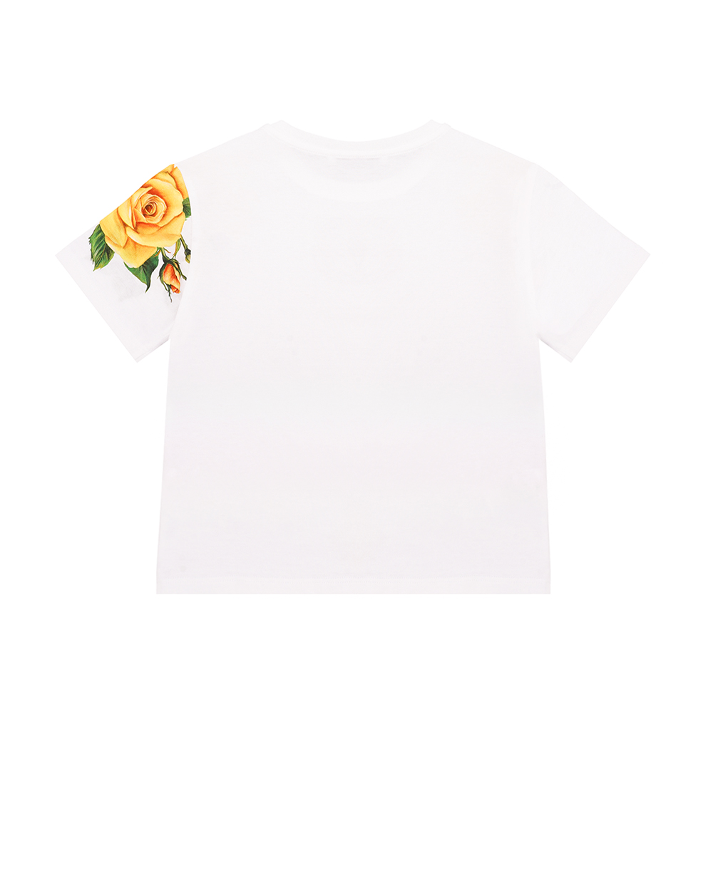 Дитяча футболка Dolce&Gabbana Kids L5JTME-G7K4F-S, білий колір • Купити в інтернет-магазині Kameron