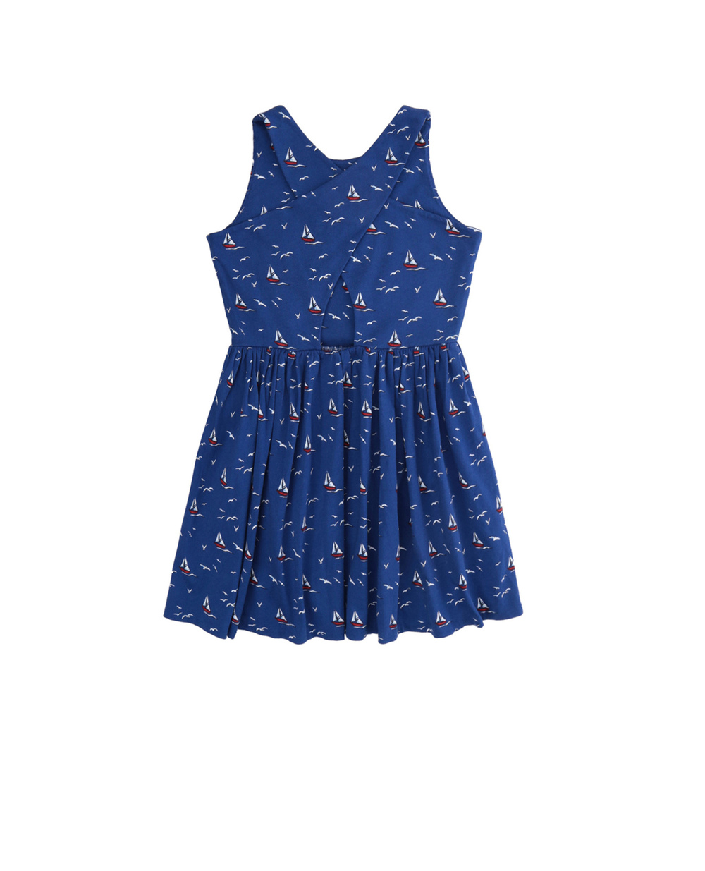 Детское платье Polo Ralph Lauren Kids 312738358001, синий цвет • Купить в интернет-магазине Kameron