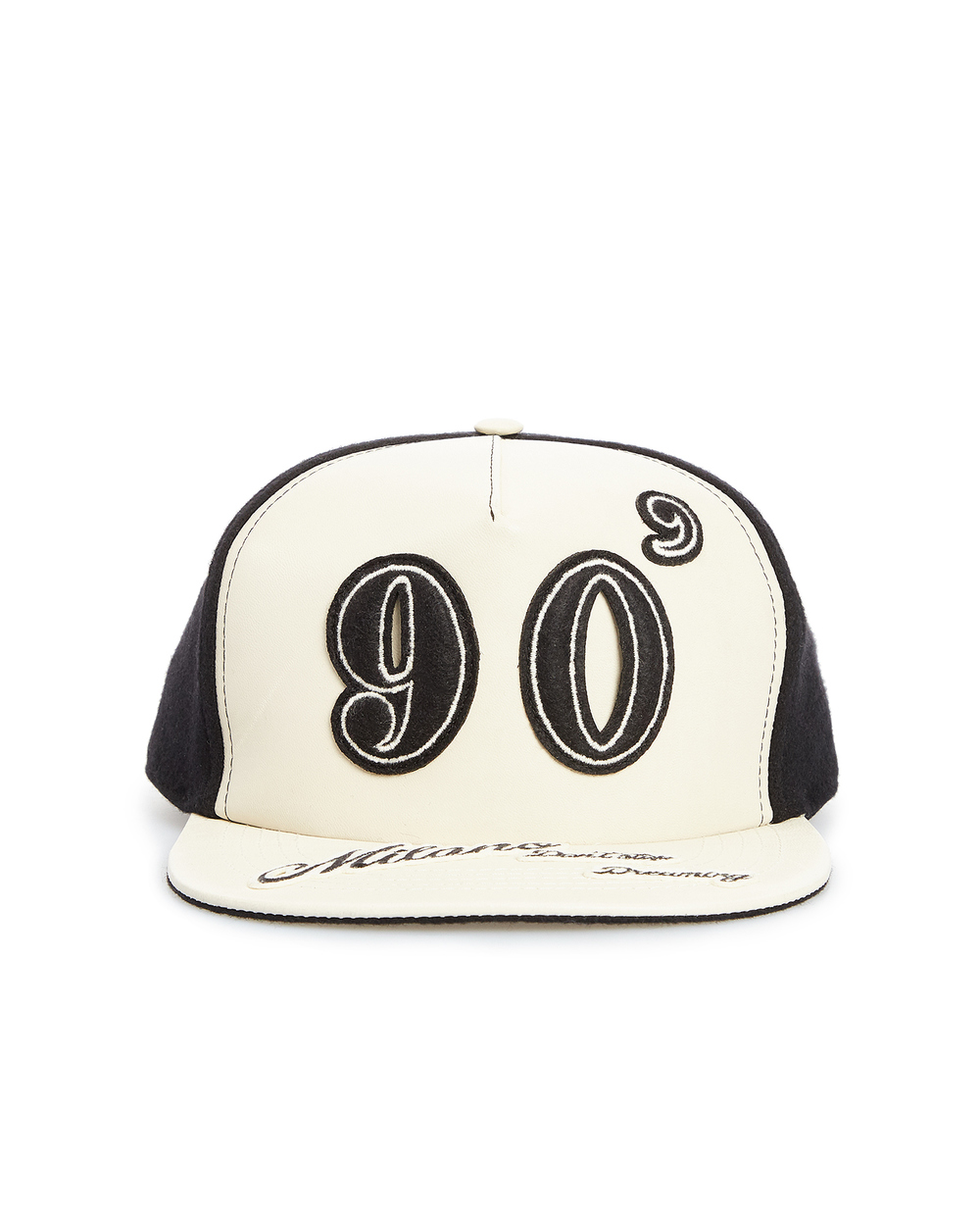 Шкіряна бейсболка Dolce&Gabbana FH714Z-GEX13, білий колір • Купити в інтернет-магазині Kameron