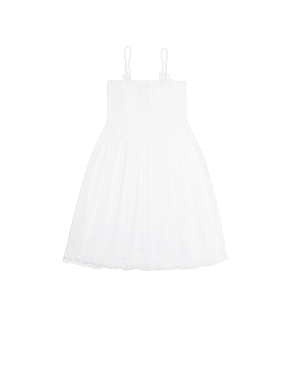 Сарафан Dolce&Gabbana Kids L5JD0G-G7RWC-S-, білий колір • Купити в інтернет-магазині Kameron