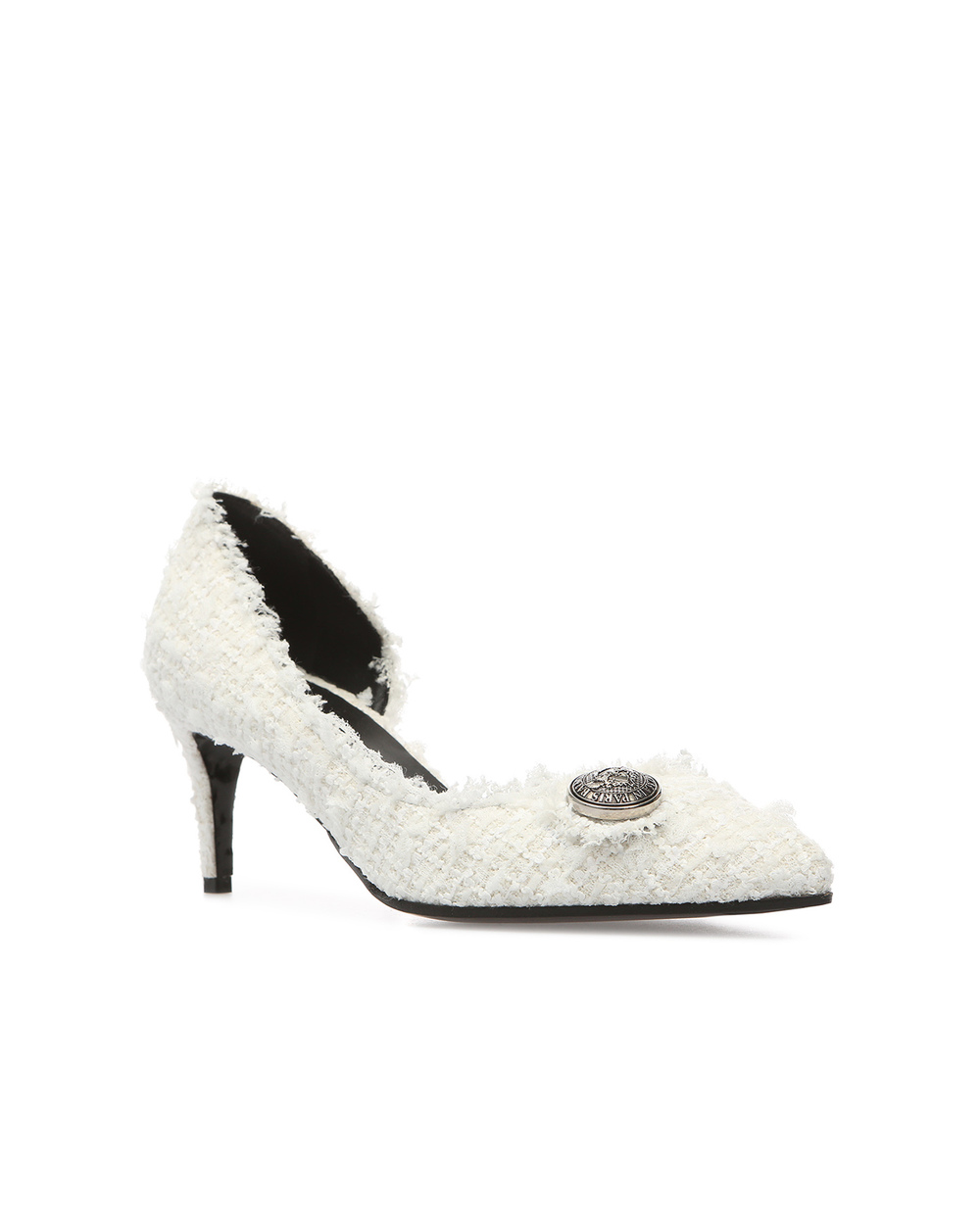 Твидовые туфли Julie Balmain RN1C011TTWD, белый цвет • Купить в интернет-магазине Kameron