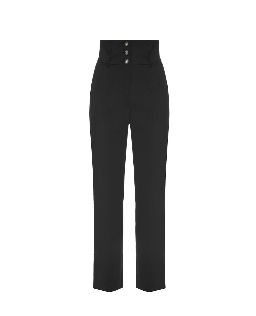 Вовняні штани Dolce&Gabbana FTBN3T-FUBEC, чорний колір • Купити в інтернет-магазині Kameron