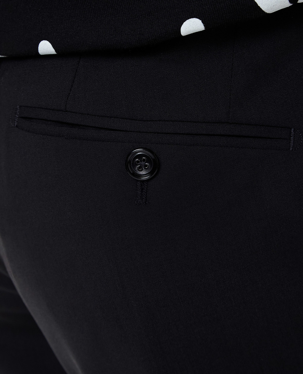Вовняні штани Dolce&Gabbana GY10MT-FUBEC, чорний колір • Купити в інтернет-магазині Kameron