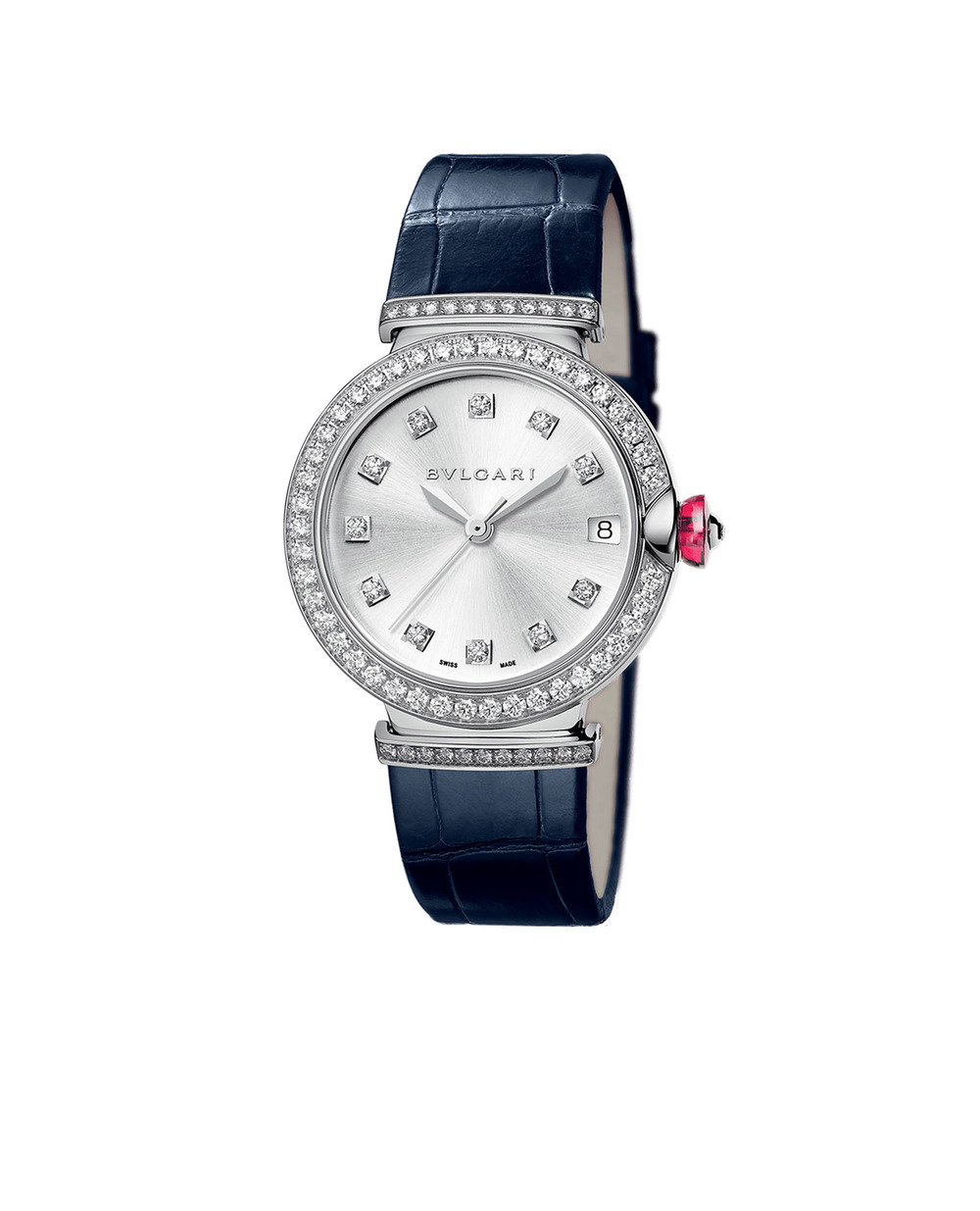 Годинник LVCEA Bulgari 102389, срібний колір • Купити в інтернет-магазині Kameron