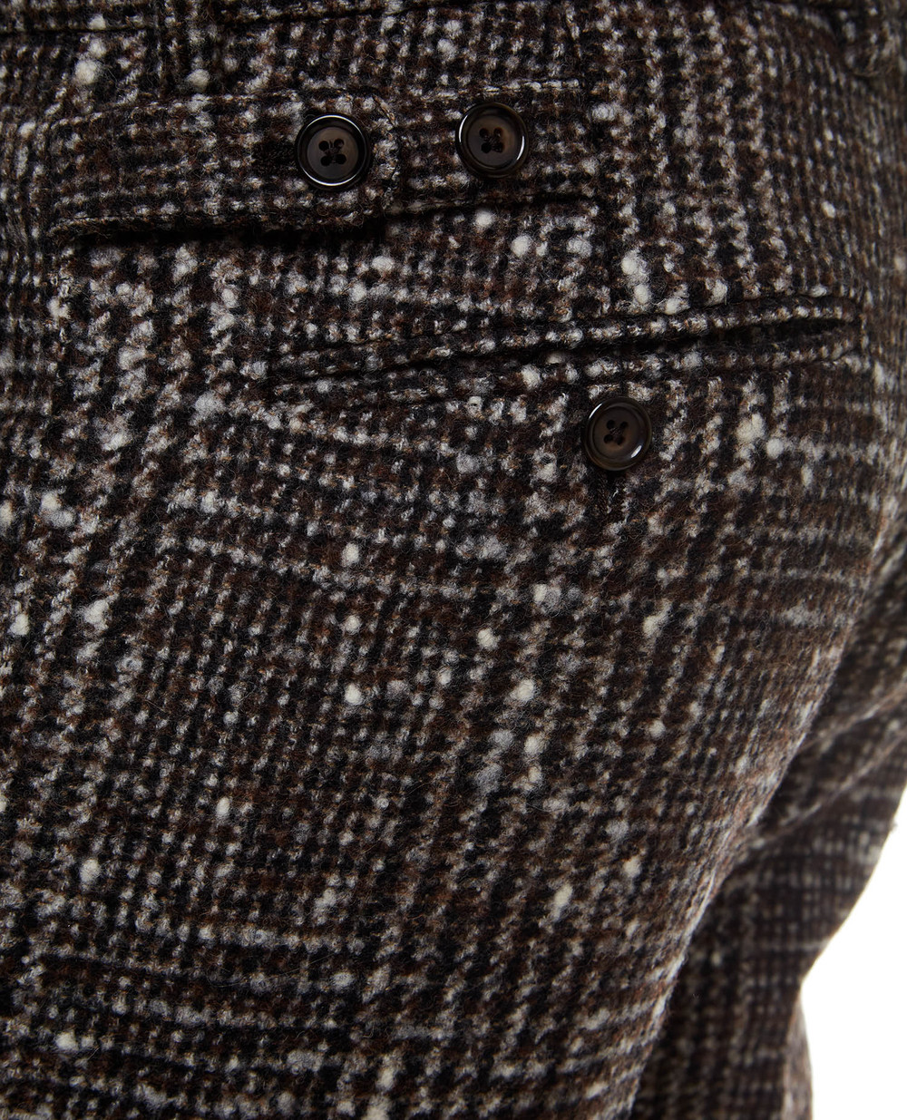 Шерстяные брюки Dolce&Gabbana GY6IET-FQMH6, коричневый цвет • Купить в интернет-магазине Kameron