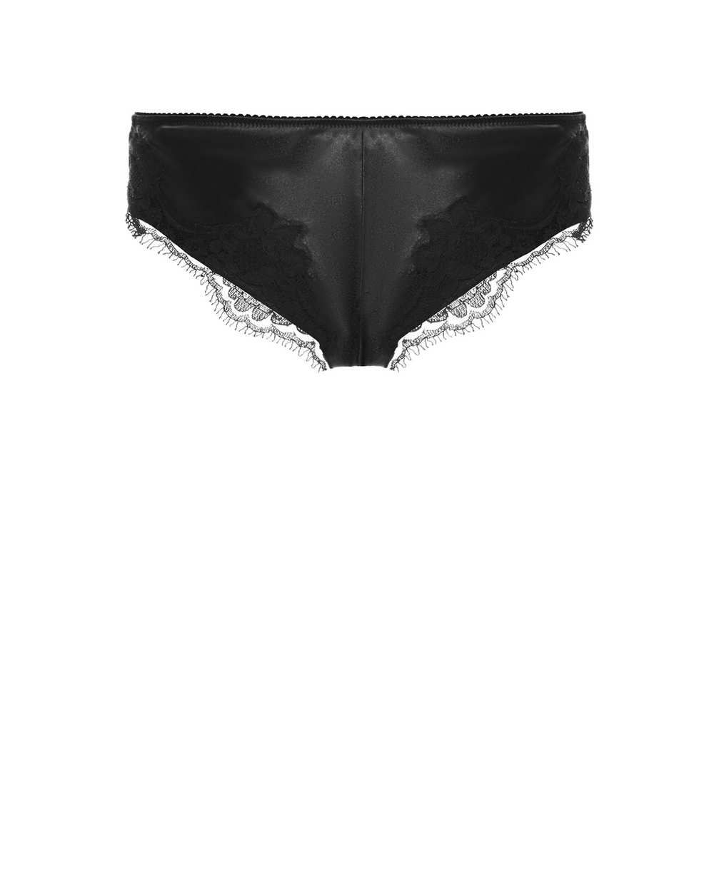 Шелковые трусики Dolce&Gabbana O2A02T-FUAD8, черный цвет • Купить в интернет-магазине Kameron