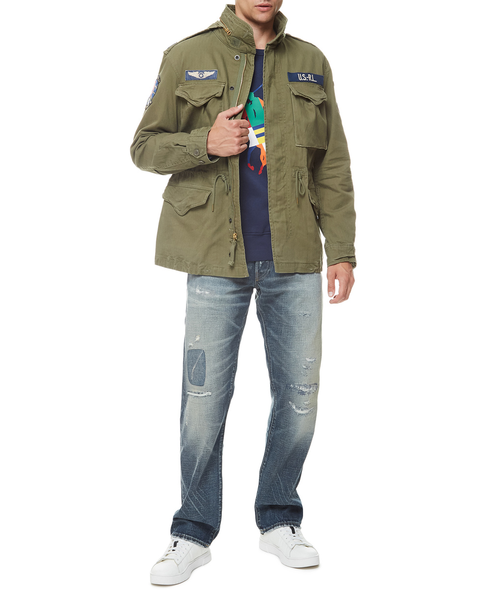 Куртка Polo Ralph Lauren 710833803001, оливковый цвет • Купить в интернет-магазине Kameron