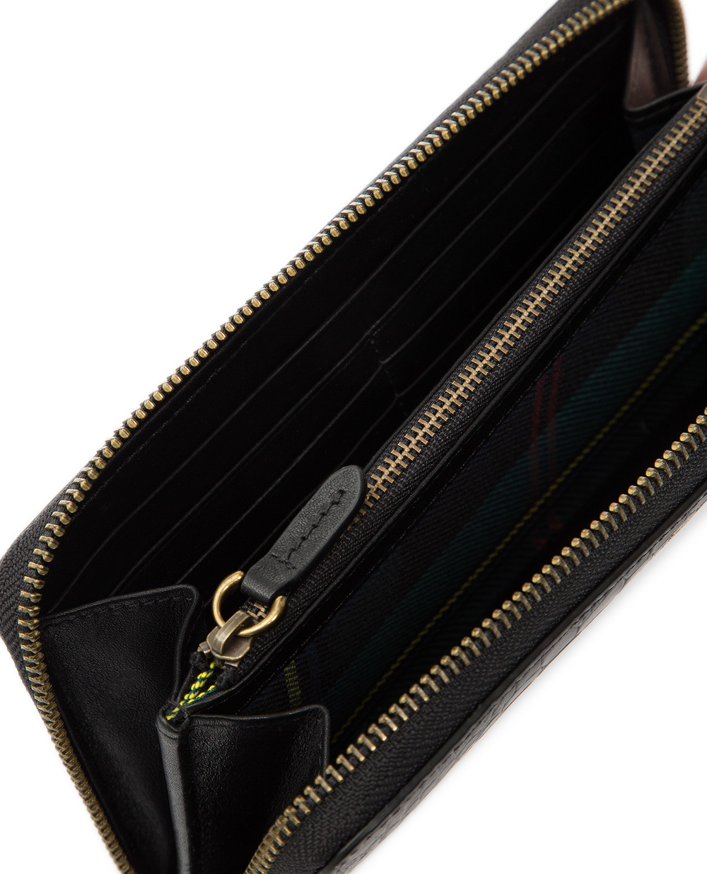 Кожаный кошелек Polo Ralph Lauren 427750105002, черный цвет • Купить в интернет-магазине Kameron