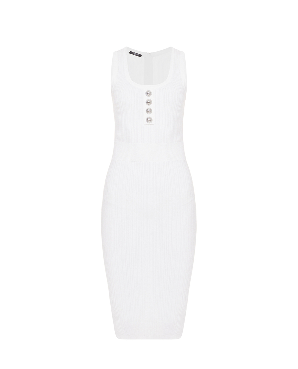 Сукня Balmain TF06527K063, білий колір • Купити в інтернет-магазині Kameron