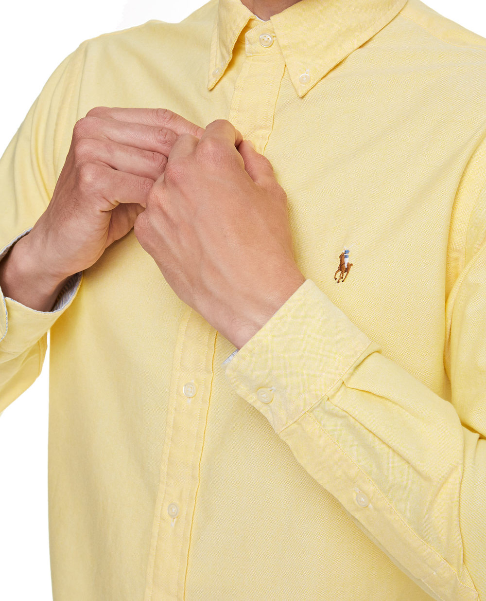 Сорочка Polo Ralph Lauren 710795462004, жовтий колір • Купити в інтернет-магазині Kameron