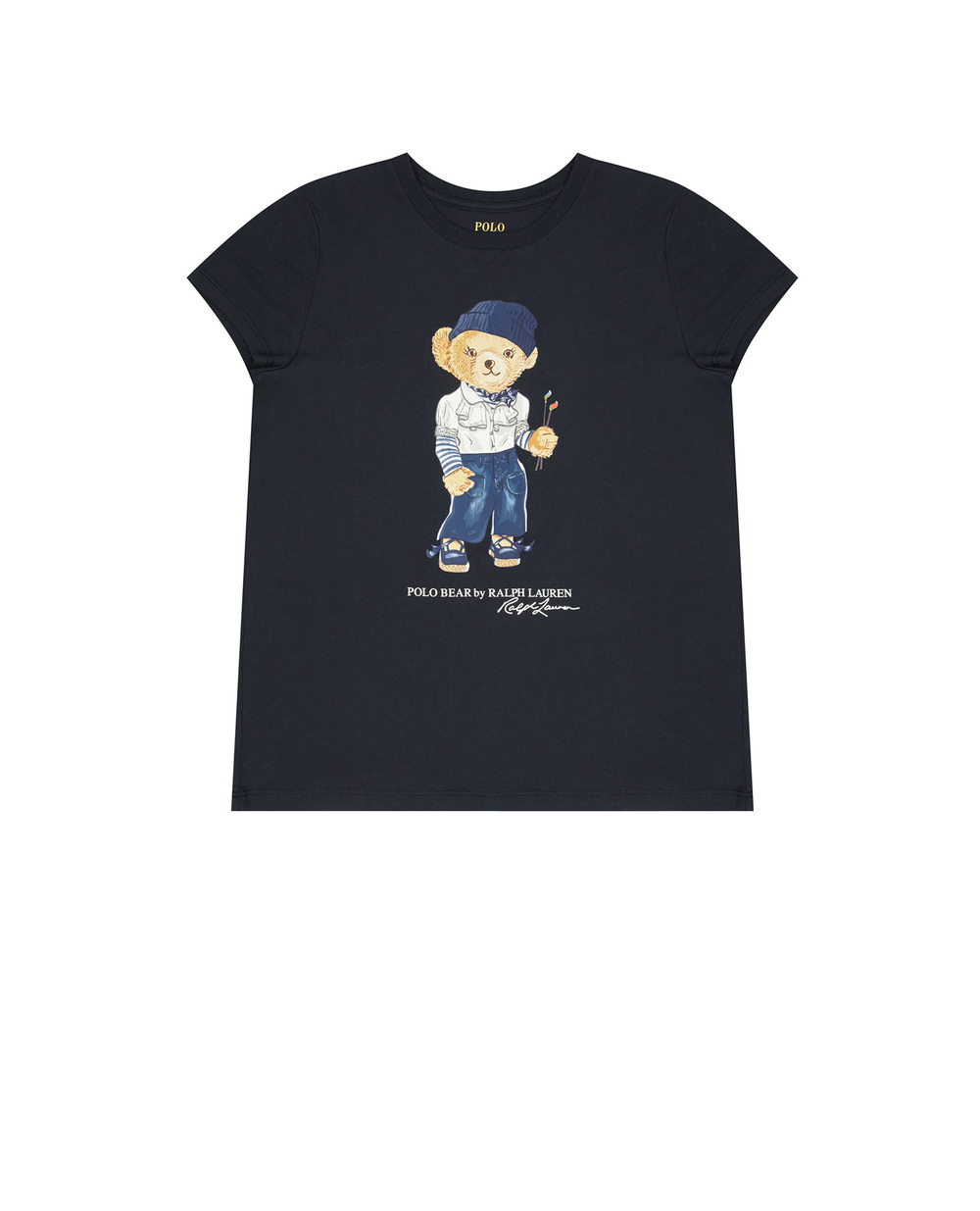 Дитяча футболка Polo Bear Polo Ralph Lauren Kids 313890235001, темно синій колір • Купити в інтернет-магазині Kameron