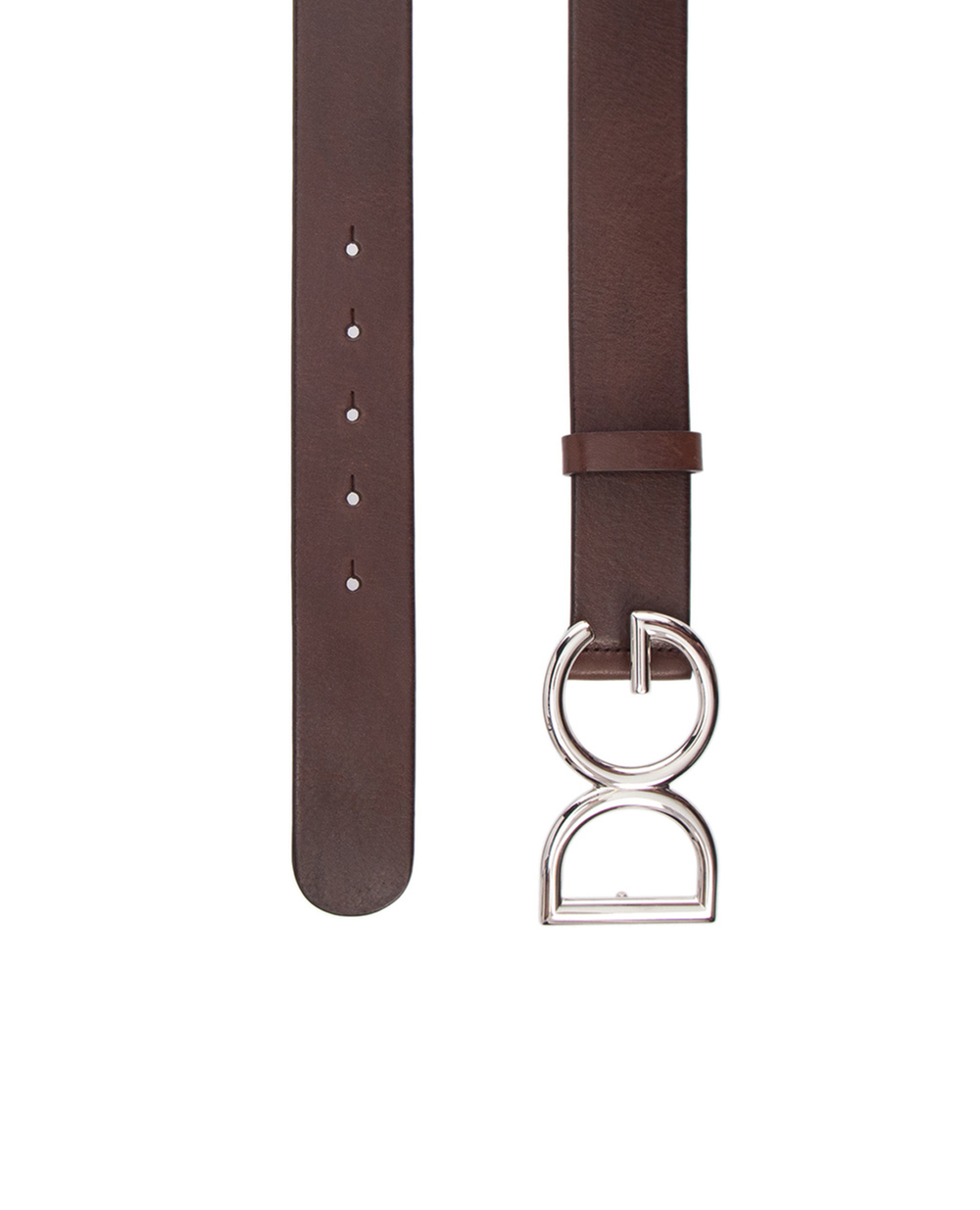 Кожаный ремень Dolce&Gabbana BC4245-AI894, коричневый цвет • Купить в интернет-магазине Kameron