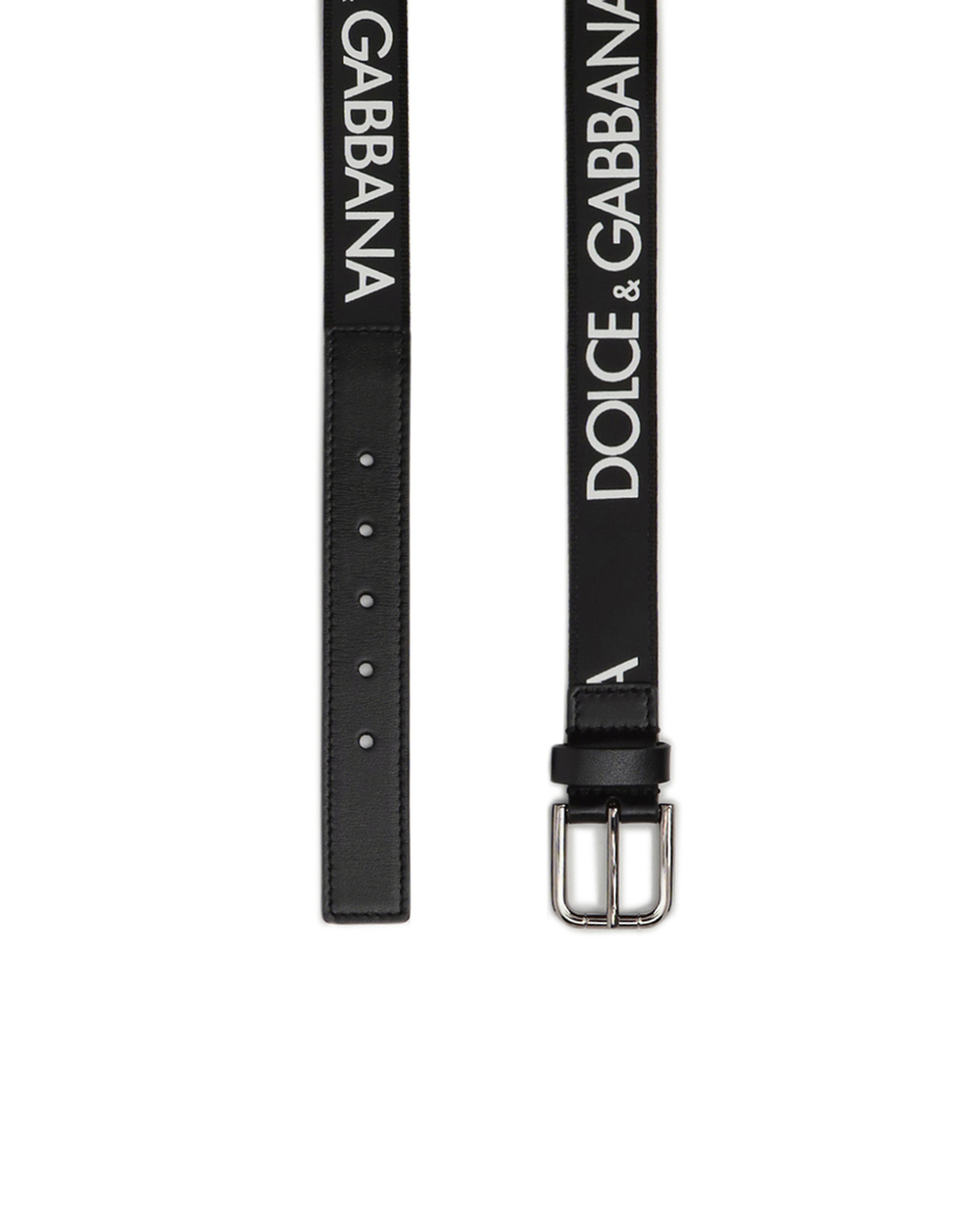 Дитячий ремінь Dolce&Gabbana Kids EC0055-AN664, чорний колір • Купити в інтернет-магазині Kameron
