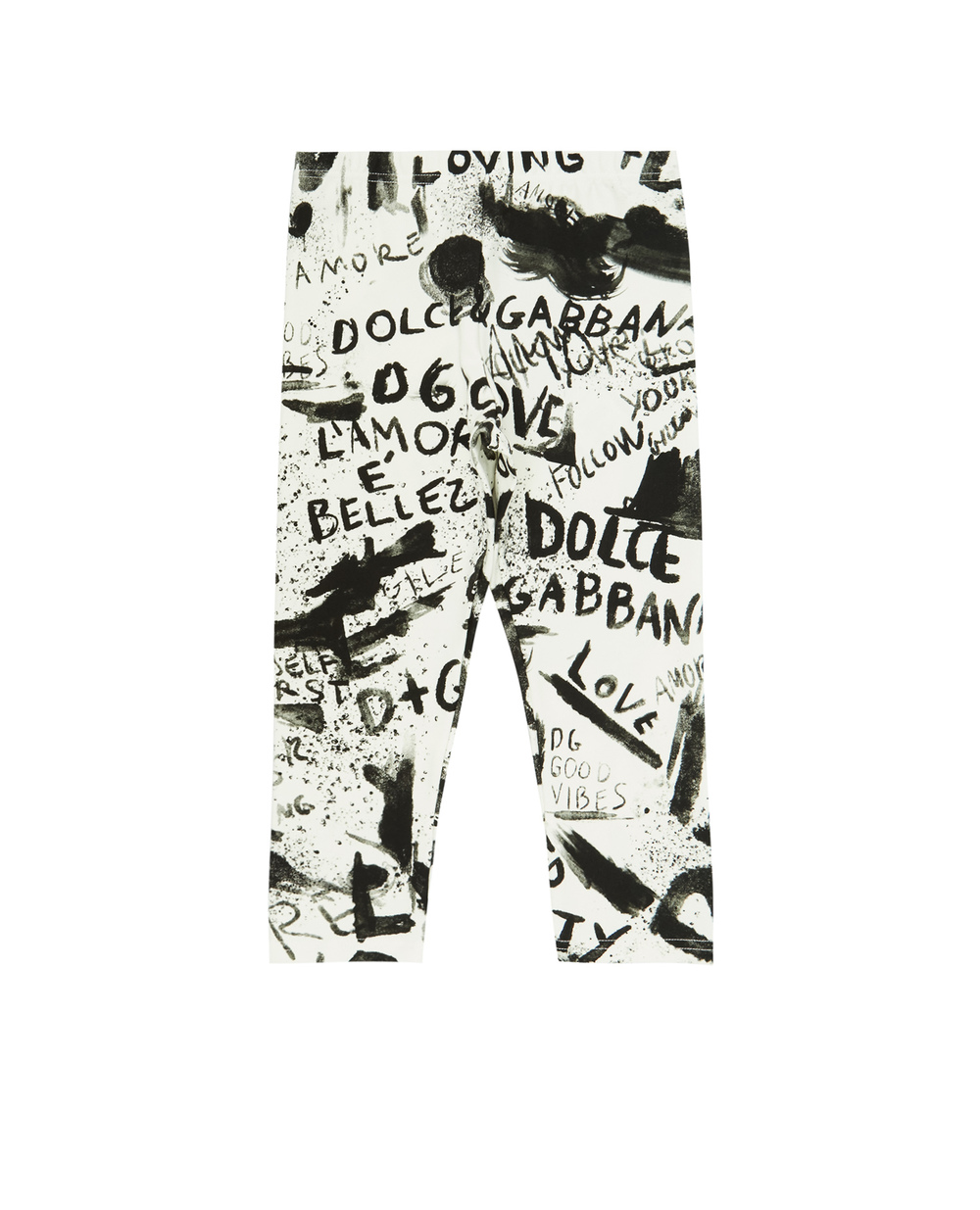 Дитячі легінси Dolce&Gabbana Kids L2JP5B-FSGXX, білий колір • Купити в інтернет-магазині Kameron