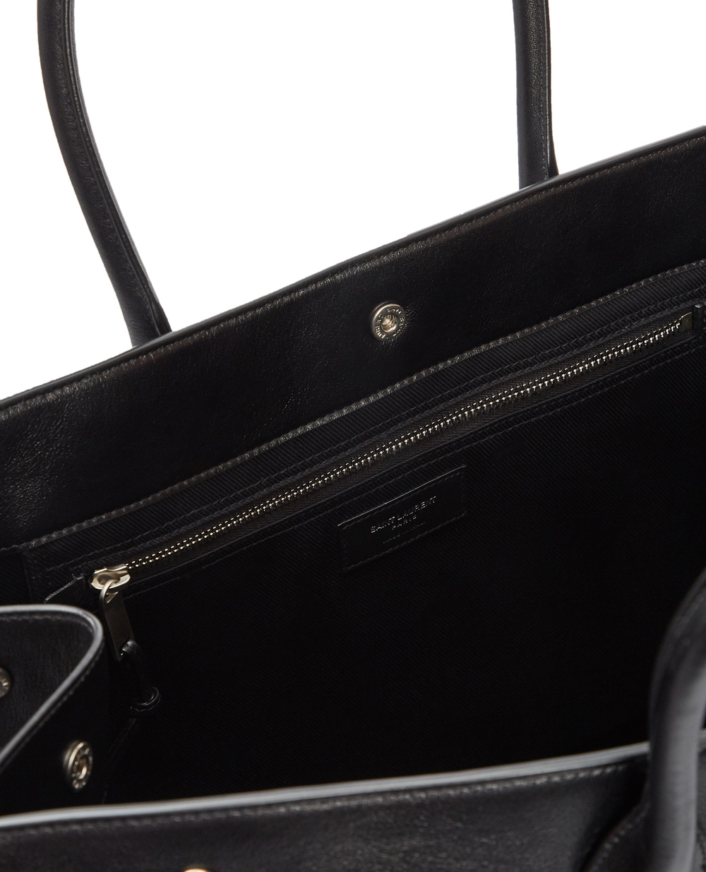Шкіряна сумка Noe large Saint Laurent 587273-CWTFE-, чорний колір • Купити в інтернет-магазині Kameron