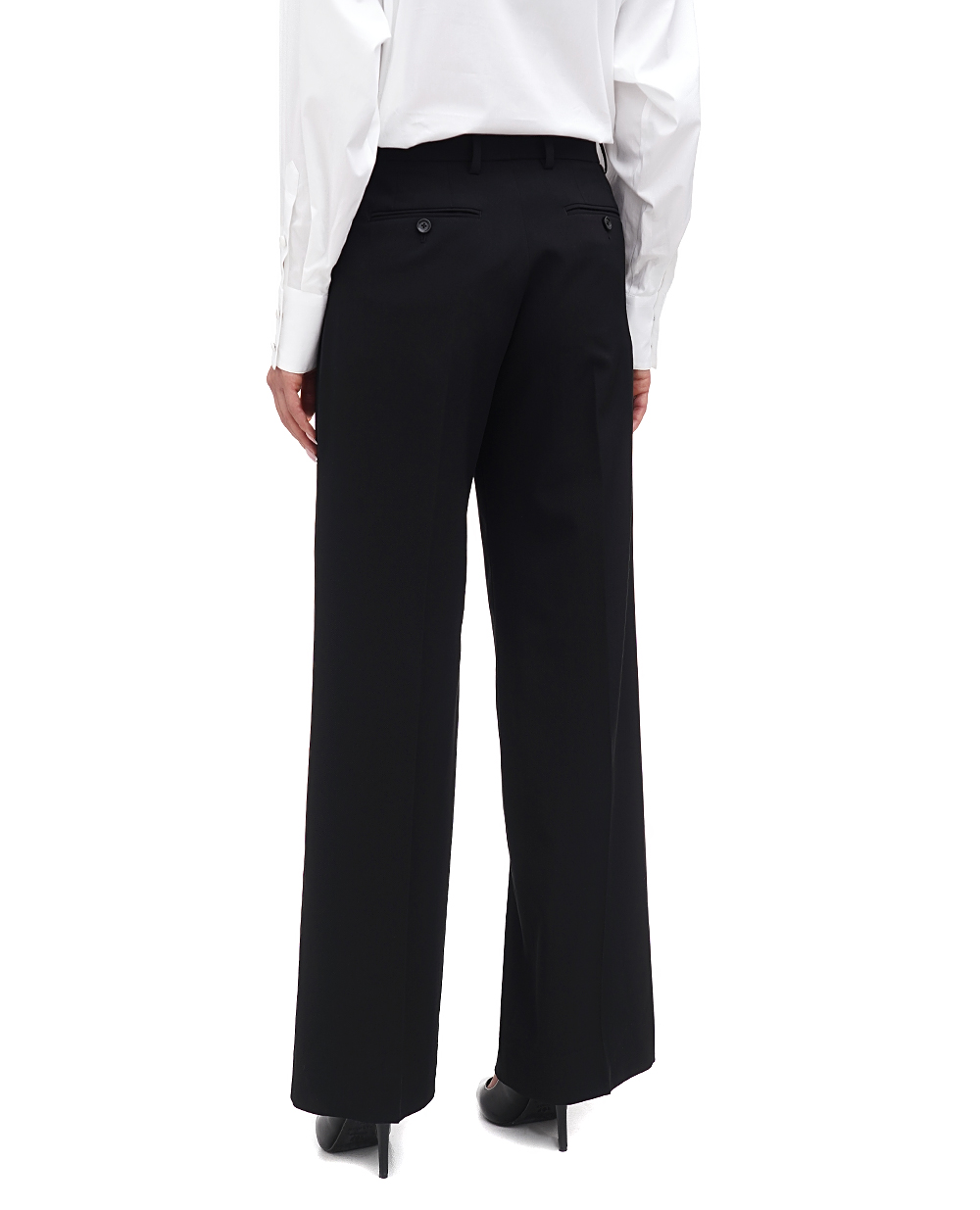 Шерстяные брюки Dolce&Gabbana FTC17T-FUBGB, черный цвет • Купить в интернет-магазине Kameron