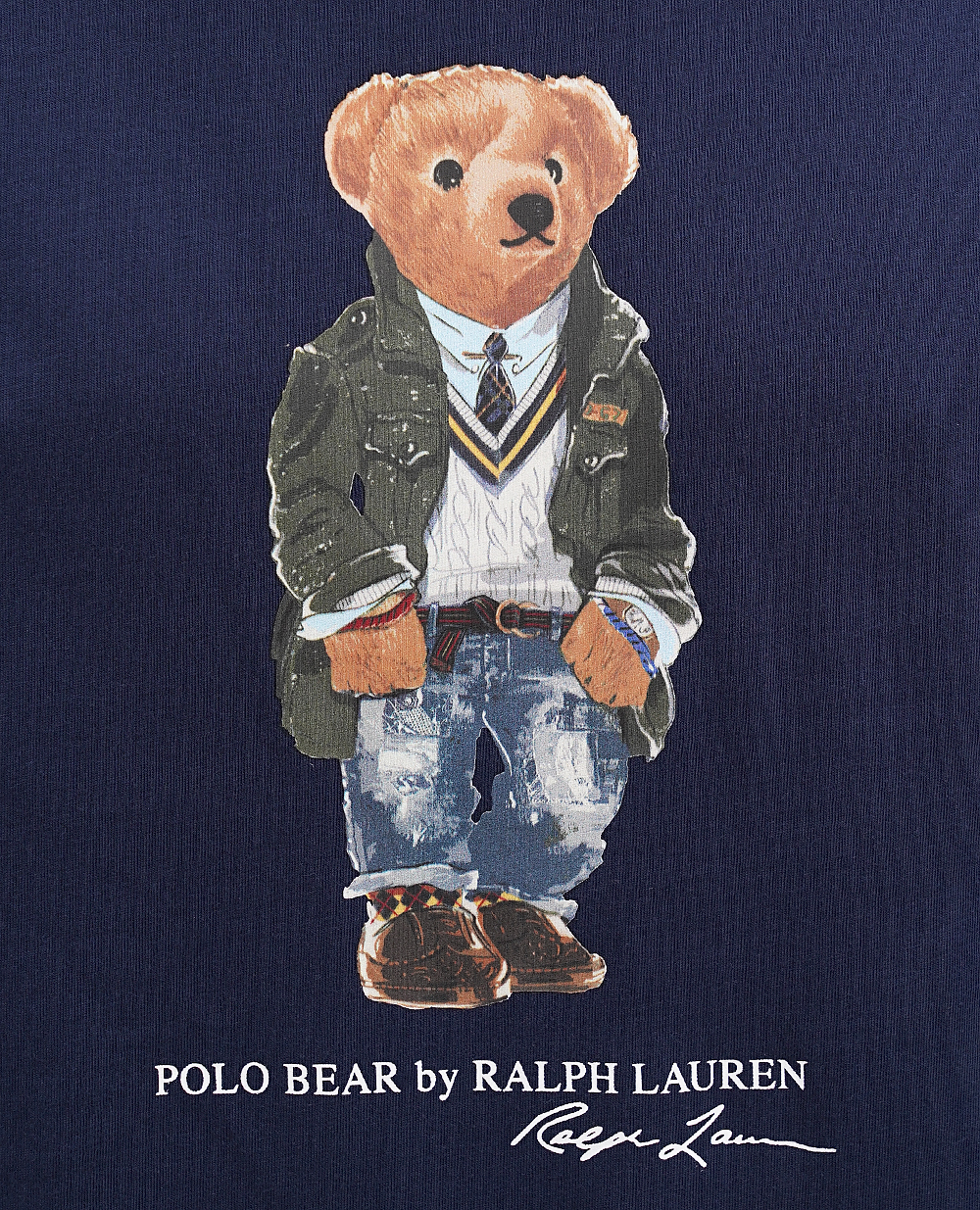 Футболка Polo Bear Polo Ralph Lauren 710854497034, темно-синий цвет • Купить в интернет-магазине Kameron