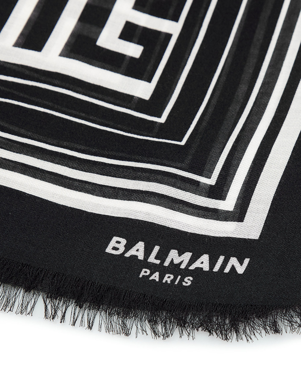 Хустка Balmain AF1XF035VC45, чорний колір • Купити в інтернет-магазині Kameron