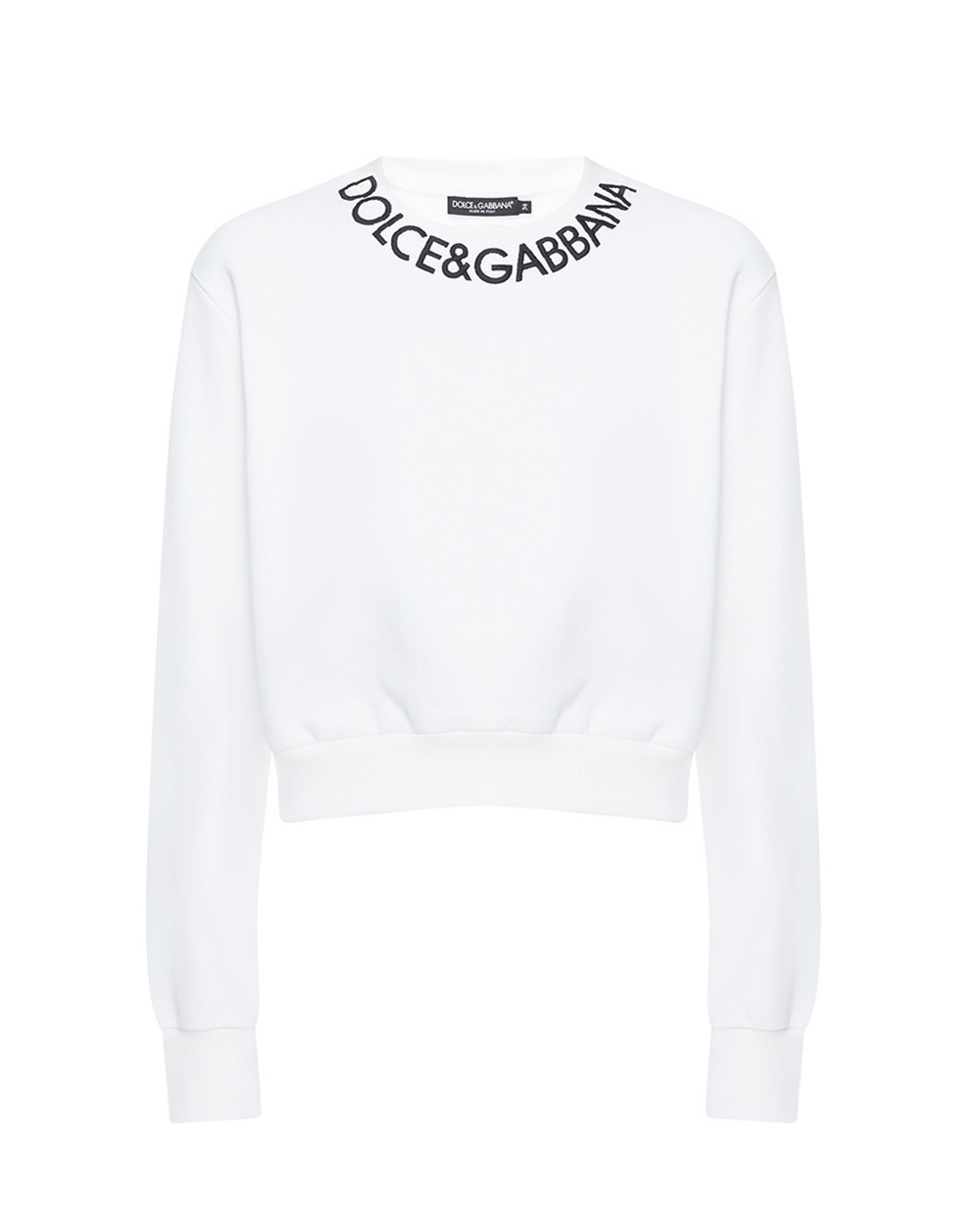 Свитшот Dolce&Gabbana F9P35Z-HU7H9, белый цвет • Купить в интернет-магазине Kameron