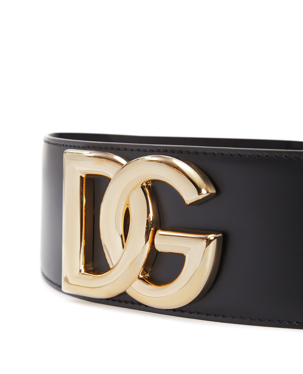 Шкіряний ремінь Dolce&Gabbana BE1461-AQ428, чорний колір • Купити в інтернет-магазині Kameron
