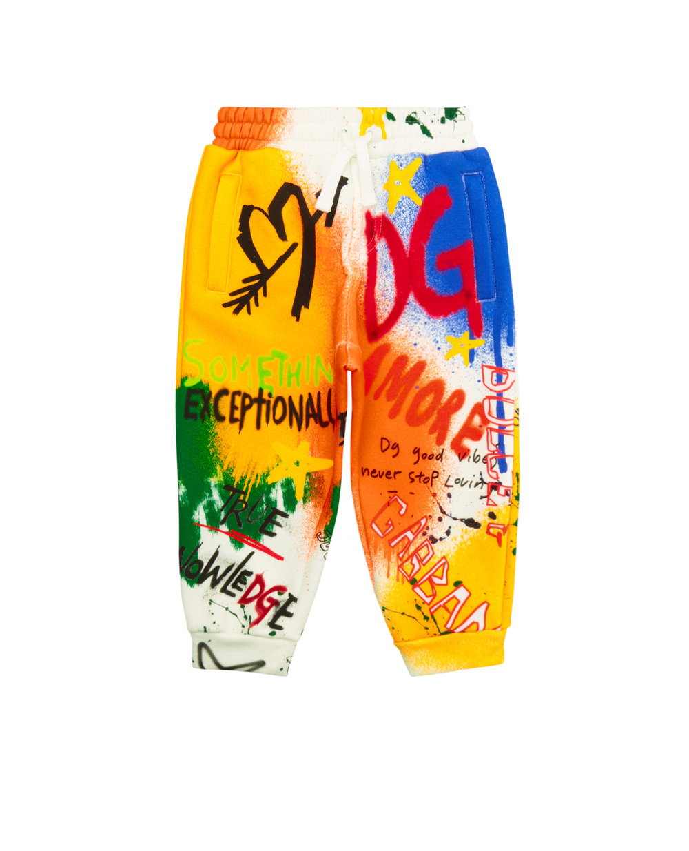 Спортивные брюки Dolce&Gabbana Kids L4JPDF-G7A6U-S, разноцветный цвет • Купить в интернет-магазине Kameron