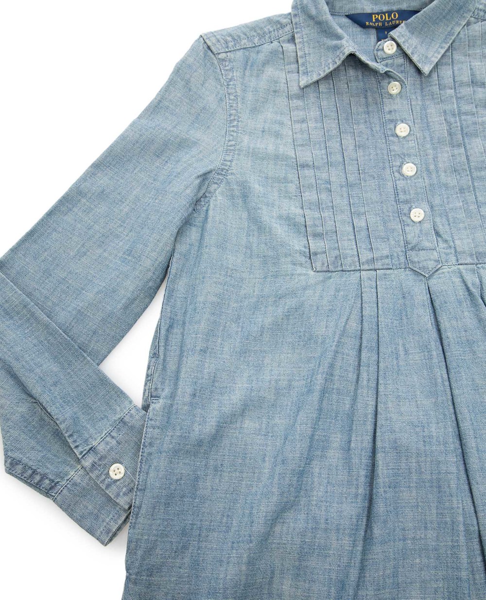 Детское платье Polo Ralph Lauren Kids 312711871001, голубой цвет • Купить в интернет-магазине Kameron
