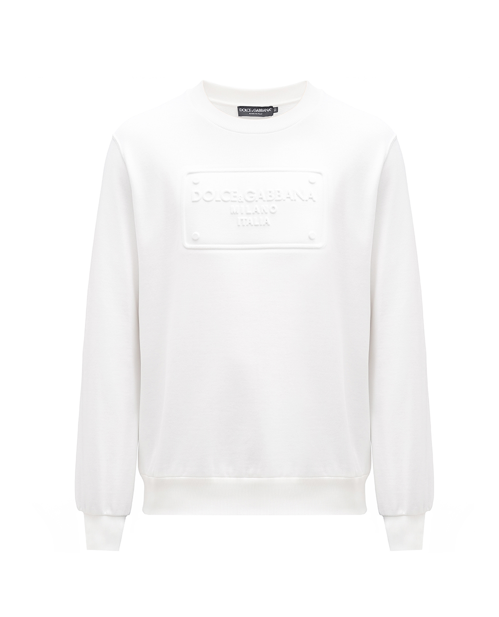Свитшот Dolce&Gabbana G9OW6Z-G7C7X, белый цвет • Купить в интернет-магазине Kameron