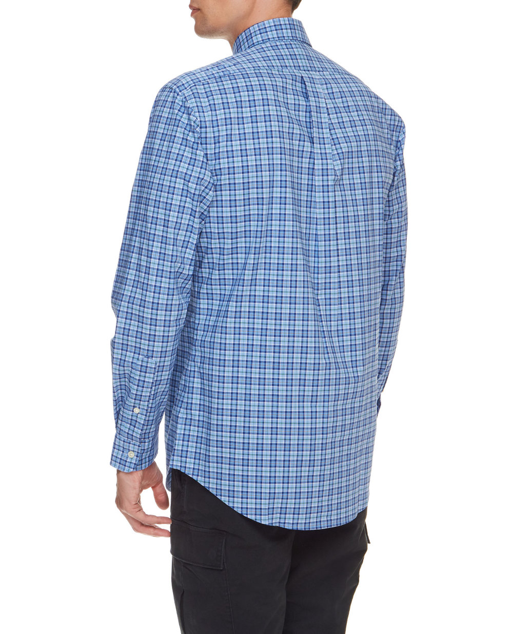 Рубашка Polo Ralph Lauren 710829472001, синий цвет • Купить в интернет-магазине Kameron