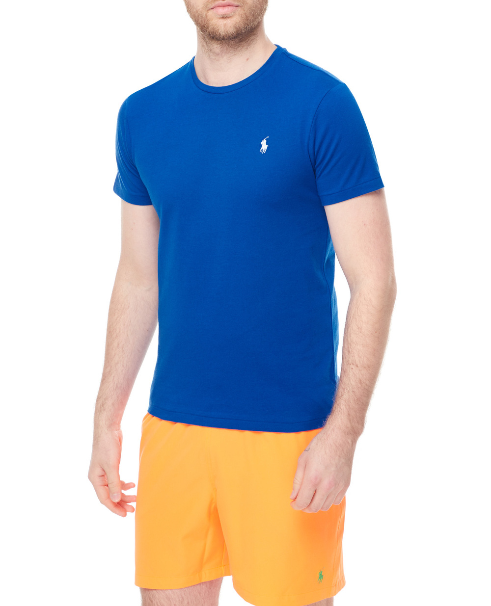 Футболка Polo Ralph Lauren 710671438210, синий цвет • Купить в интернет-магазине Kameron