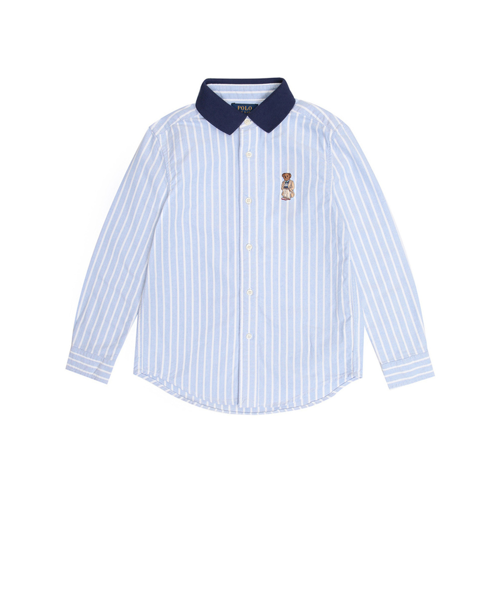 Рубашка Polo Ralph Lauren Kids 322702905001, голубой цвет • Купить в интернет-магазине Kameron