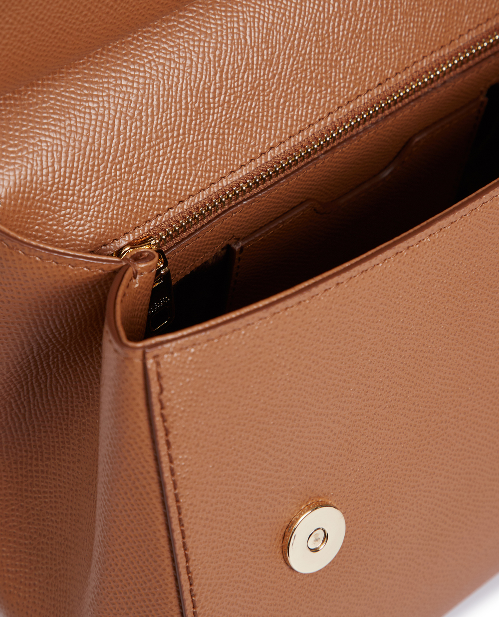 Шкіряна сумка Sucily Medium, Dolce&Gabbana BB6002-AK108, коричневий колір • Купити в інтернет-магазині Kameron