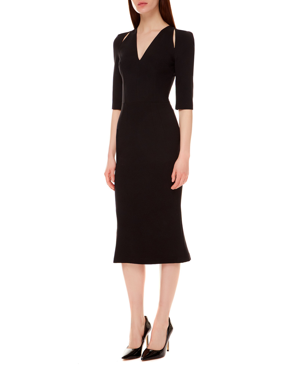 Платье Dolce&Gabbana F6ZI7T-FUGKF, черный цвет • Купить в интернет-магазине Kameron