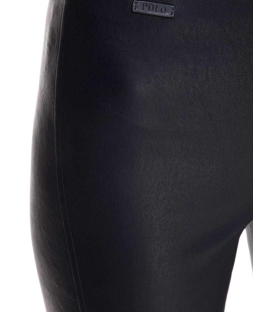 Шкіряні штани Polo Ralph Lauren 211525227012, синій колір • Купити в інтернет-магазині Kameron
