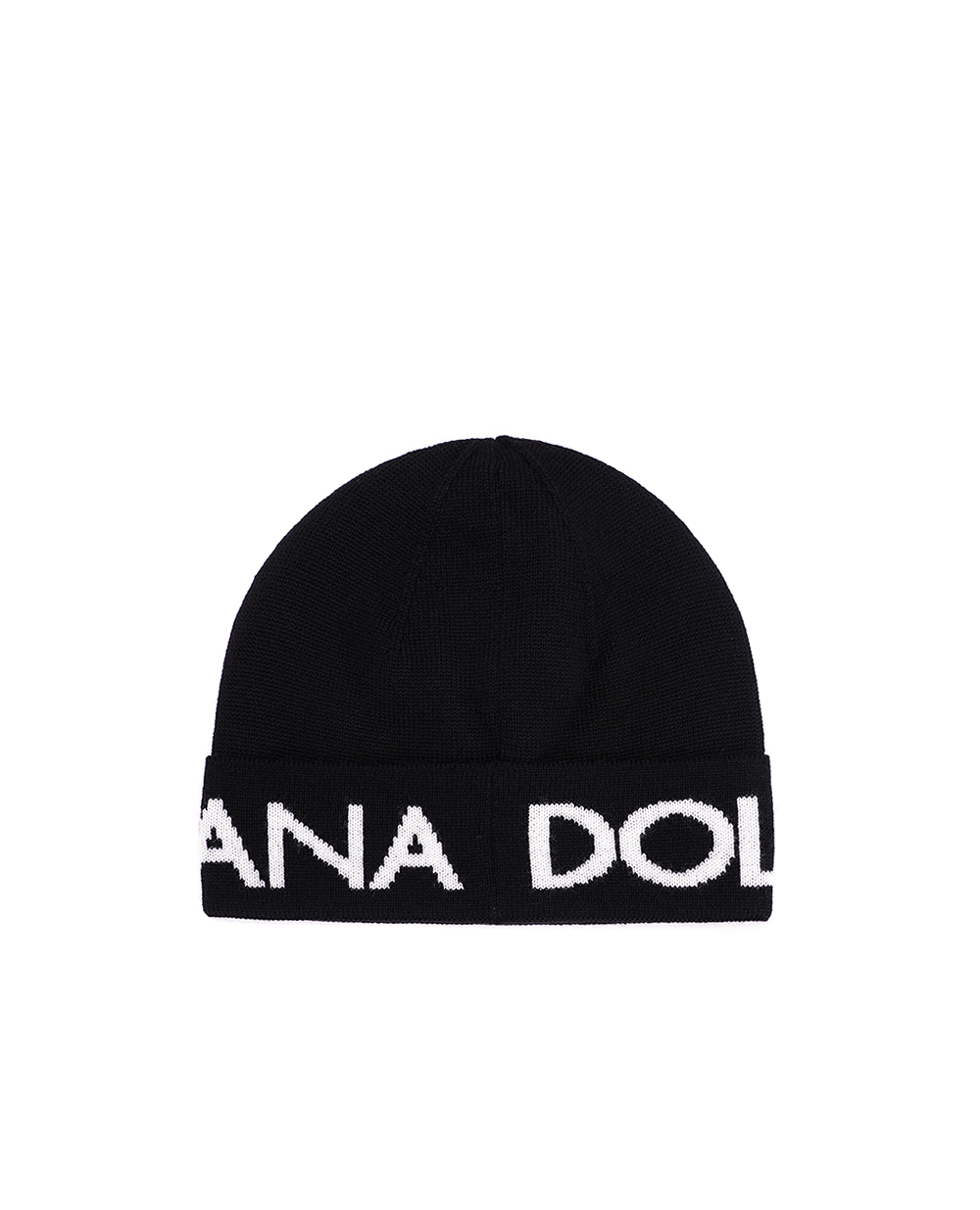 Дитяча вовняна шапка Dolce&Gabbana Kids LBKHA2-JCVM6, чорний колір • Купити в інтернет-магазині Kameron