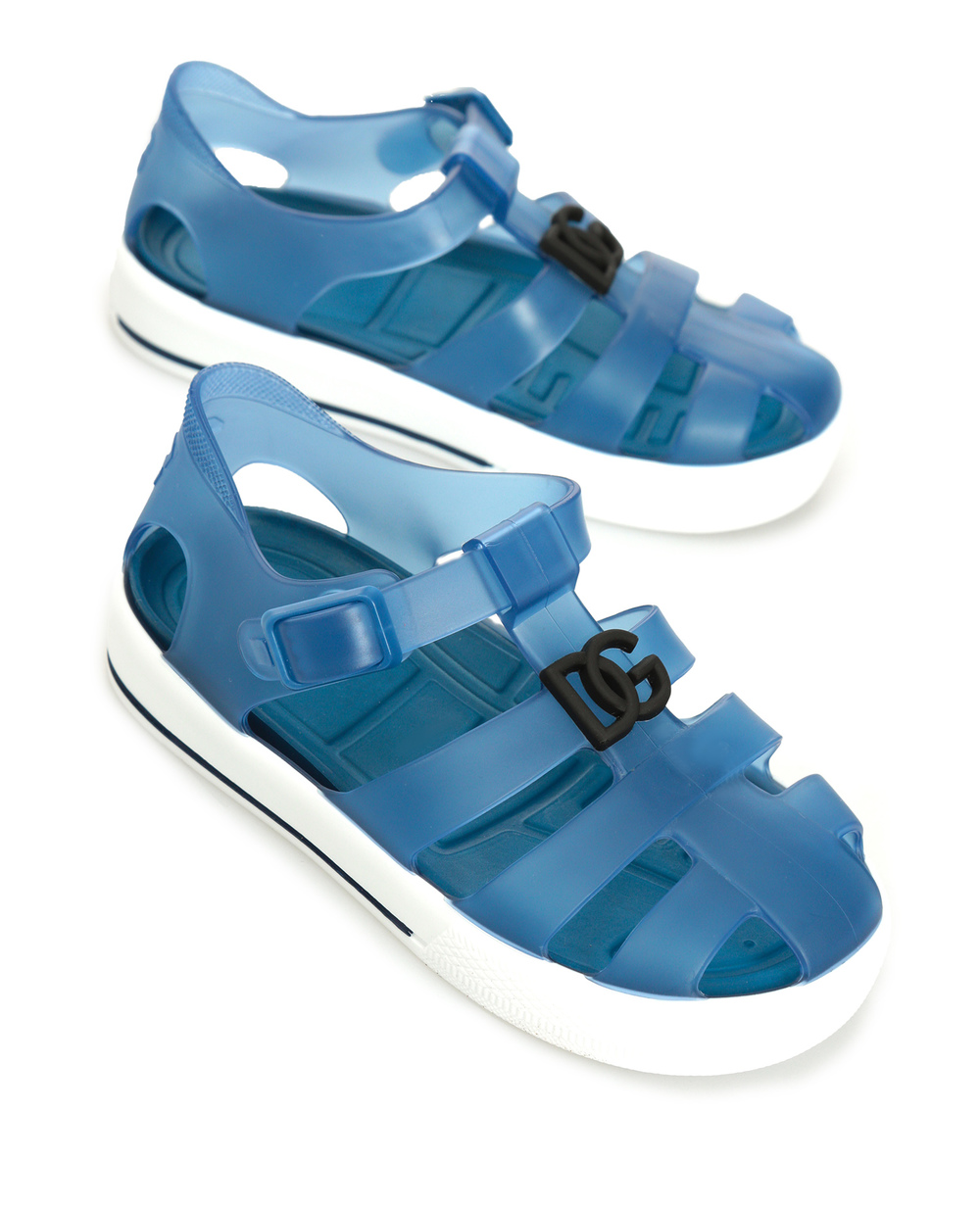 Дитячі сандалі Dolce&Gabbana Kids DN0115-AT079, синій колір • Купити в інтернет-магазині Kameron