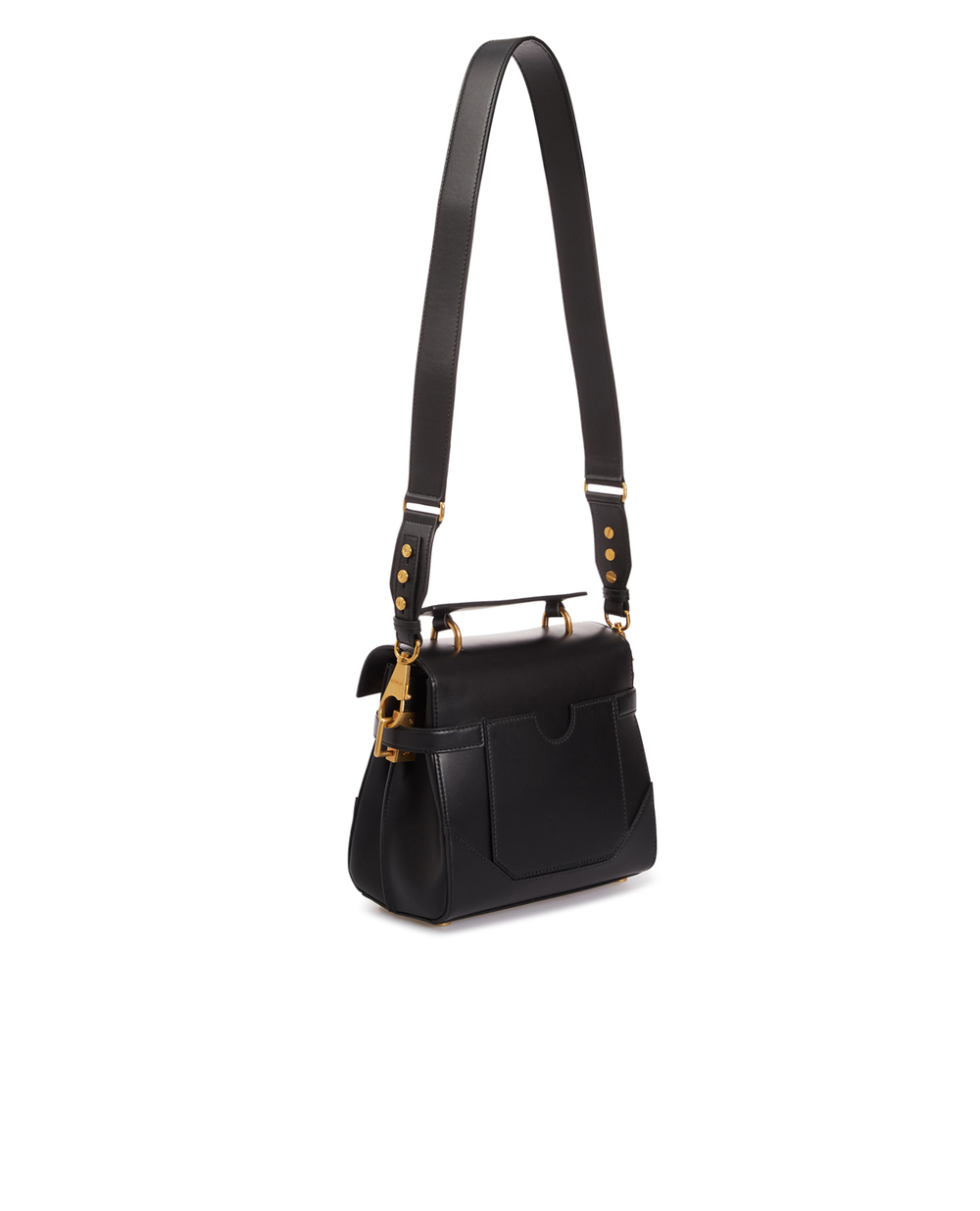 Кожаная сумка B-Buzz 23 Balmain BN1DB526LAVE, черный цвет • Купить в интернет-магазине Kameron