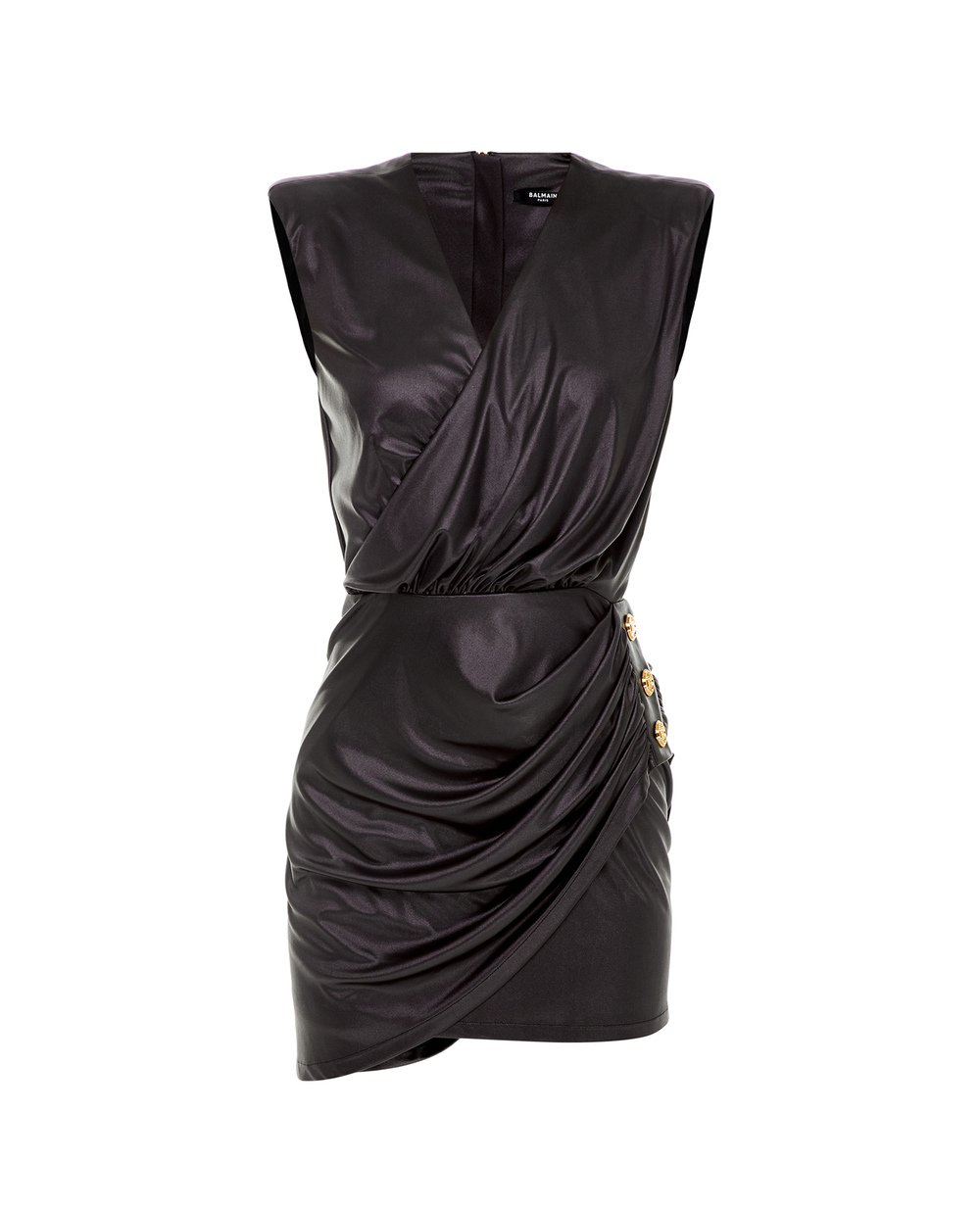 Сукня Balmain XF1R5330JB62, чорний колір • Купити в інтернет-магазині Kameron