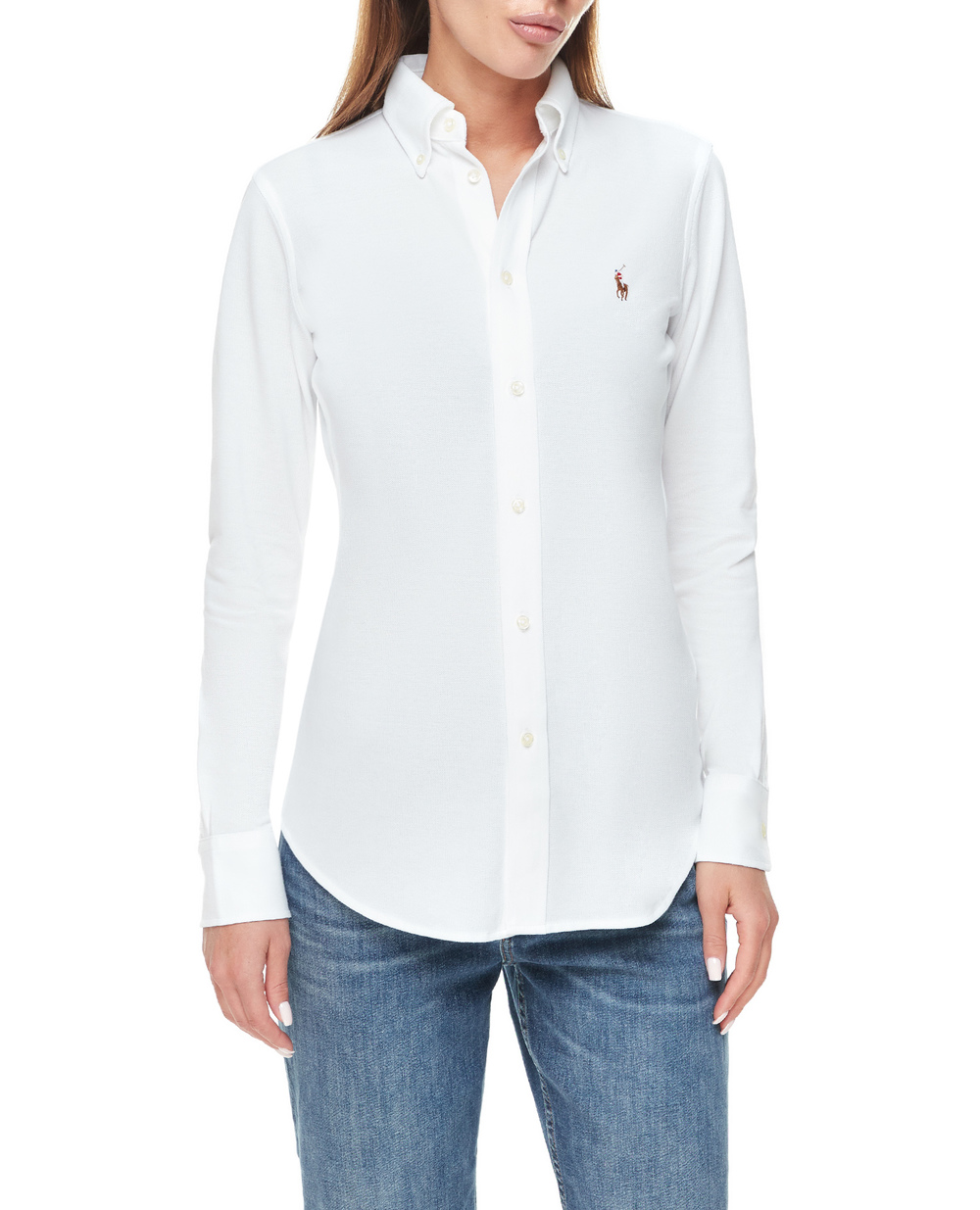 Рубашка Polo Ralph Lauren 211664427003, белый цвет • Купить в интернет-магазине Kameron