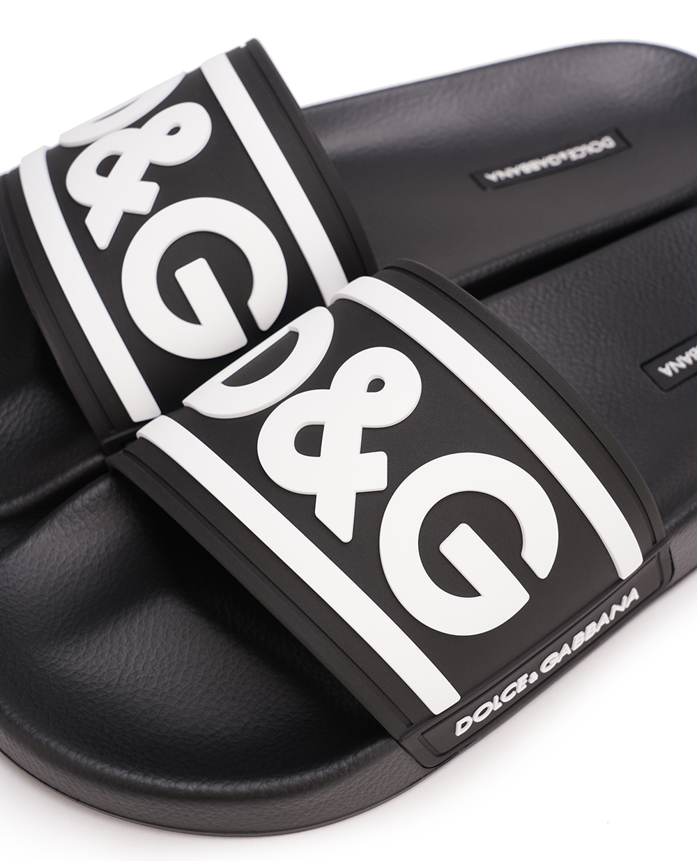 Шлепанцы Dolce&Gabbana CS2072-AQ858, черный цвет • Купить в интернет-магазине Kameron