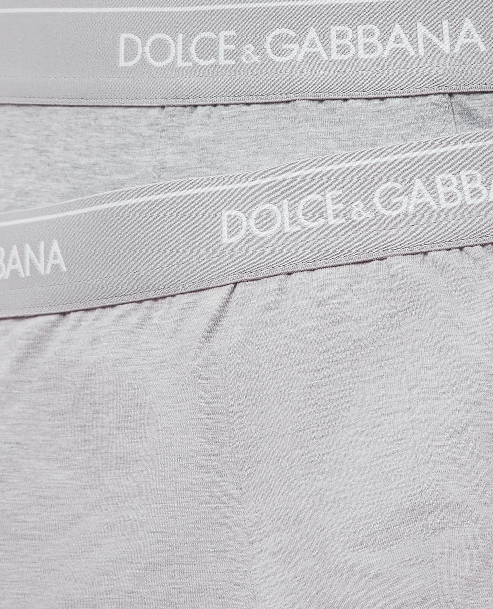 Боксеры (2 шт.) Dolce&Gabbana M9C07J-ONN95, серый цвет • Купить в интернет-магазине Kameron