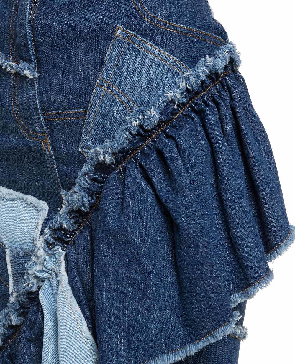 Джинсовая юбка Dolce&Gabbana F4BIJD-G895A, синий цвет • Купить в интернет-магазине Kameron
