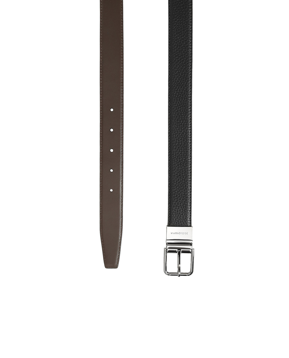 Шкіряний ремінь Dolce&Gabbana BC4263-AX342, чорний колір • Купити в інтернет-магазині Kameron
