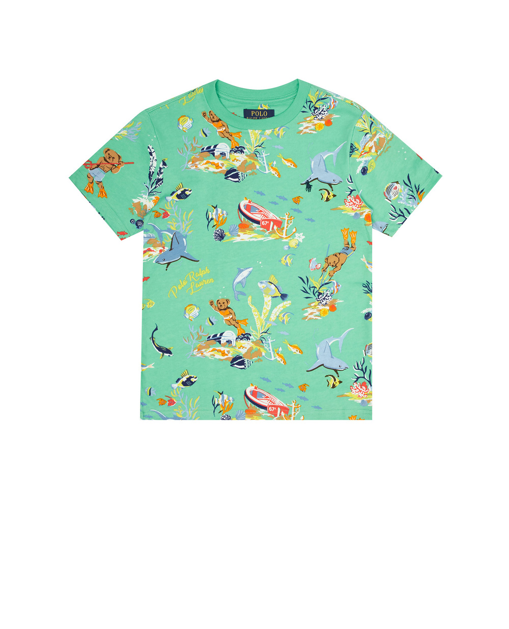 Дитяча футболка Polo Ralph Lauren Kids 321902399001, різнокольоровий колір • Купити в інтернет-магазині Kameron